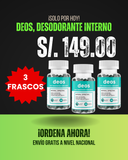 DEOS, DESODORANTE INTERNO: ELIMINA TODOS LOS MALOS OLORES DE RAÍZ.
