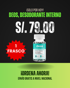 DEOS, DESODORANTE INTERNO: ELIMINA TODOS LOS MALOS OLORES DE RAÍZ.