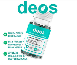 DEOS, DESODORANTE INTERNO: ELIMINA TODOS LOS MALOS OLORES DE RAÍZ.