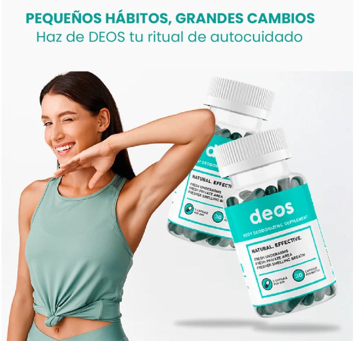 DEOS, DESODORANTE INTERNO: ELIMINA TODOS LOS MALOS OLORES DE RAÍZ.