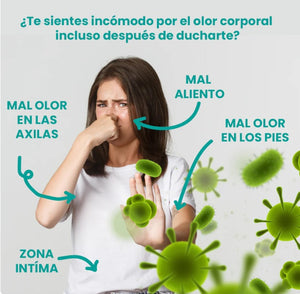 DEOS, DESODORANTE INTERNO: ELIMINA TODOS LOS MALOS OLORES DE RAÍZ.