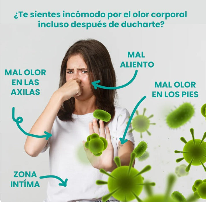 DEOS, DESODORANTE INTERNO: ELIMINA TODOS LOS MALOS OLORES DE RAÍZ.