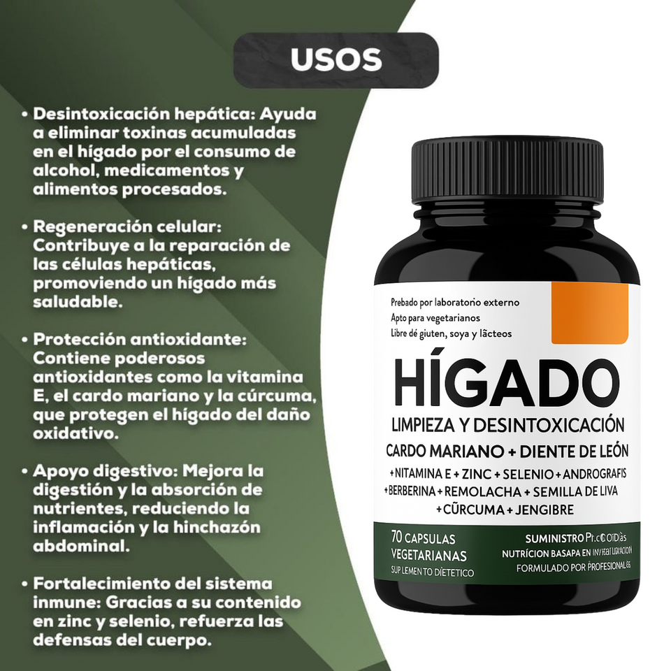 LIMPIEZA HEPATICA NATURAL Y EFECTIVA LIVER